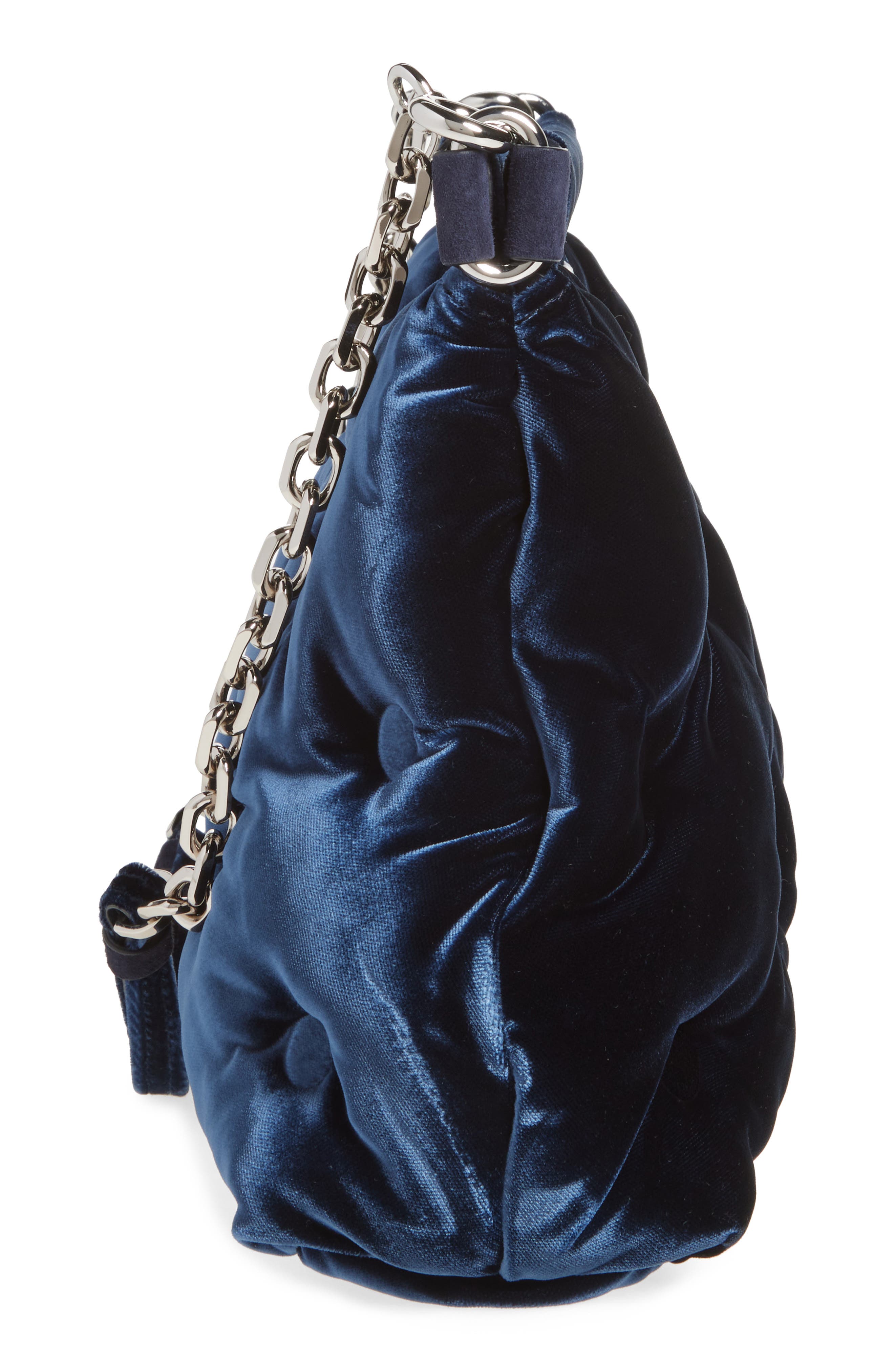Maison Margiela Small Glam Slam Classique Velvet Clutch, Alternate, color, 