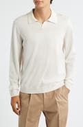 BOSS Enord Long Sleeve Wool Polo Sweater