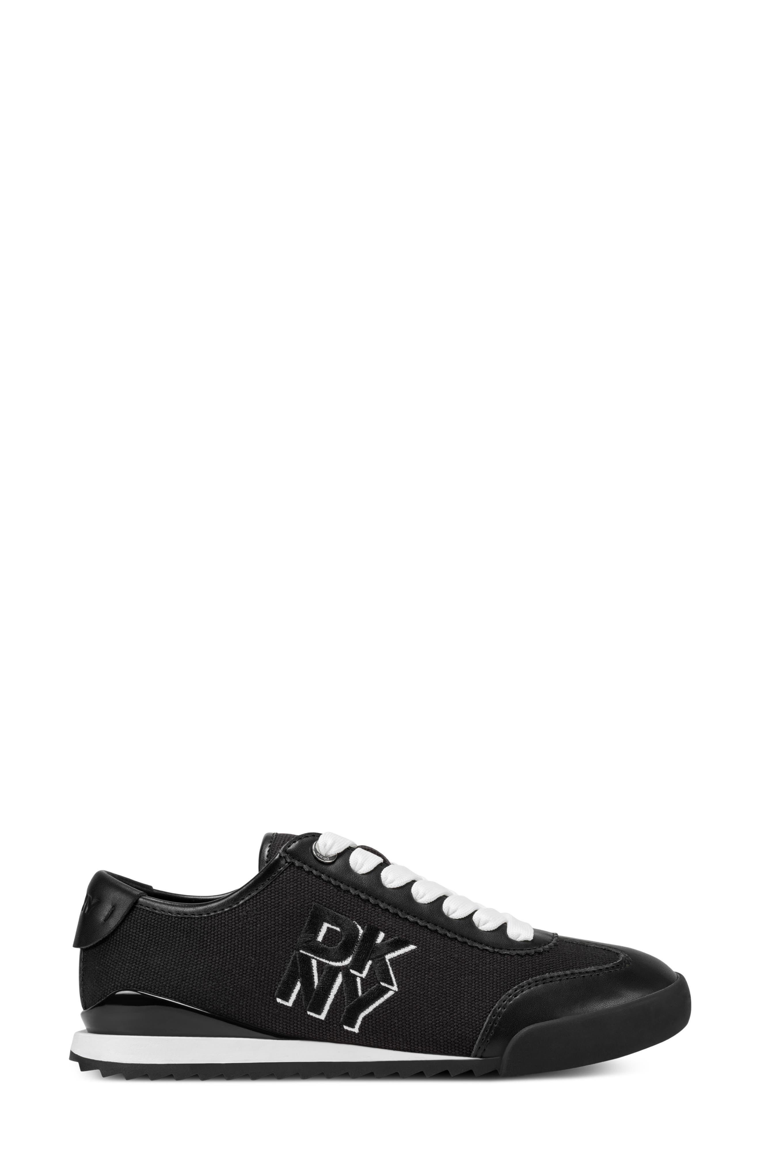DKNY Eversley Sneaker, Alternate, color, White/ Black