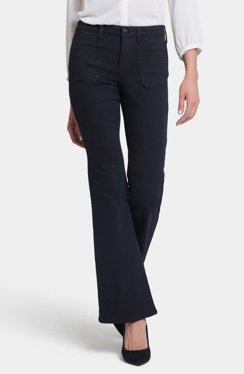 Ava Patch Pocket Flare Jeans