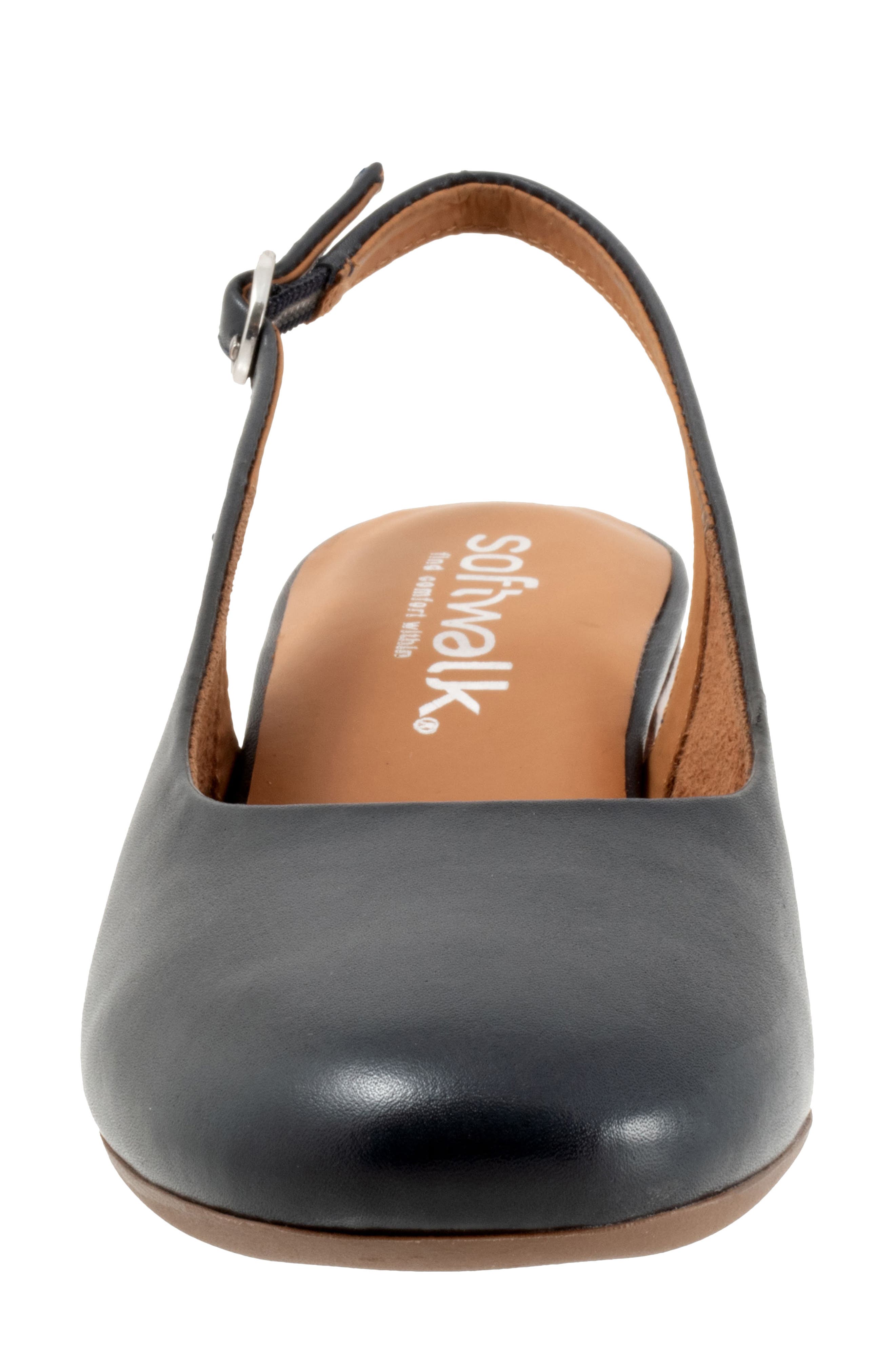 SoftWalk<sup
®</sup
 Largo Slingback Pump (Women) - Wide Width Available, Alternate, color, Navy