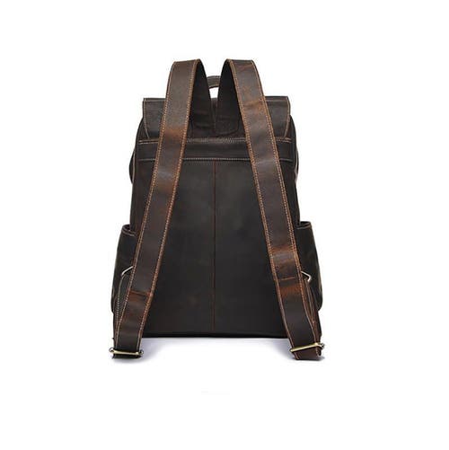Steel Horse Leather The Helka Backpack | Genuine Vintage Leather Backpack In Brown