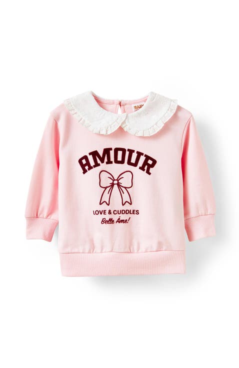 Claire Broderie Collar Top