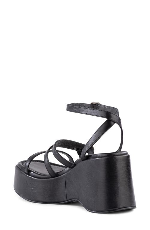 Seychelles Grapefruit Platform Wedge Sandal In Black