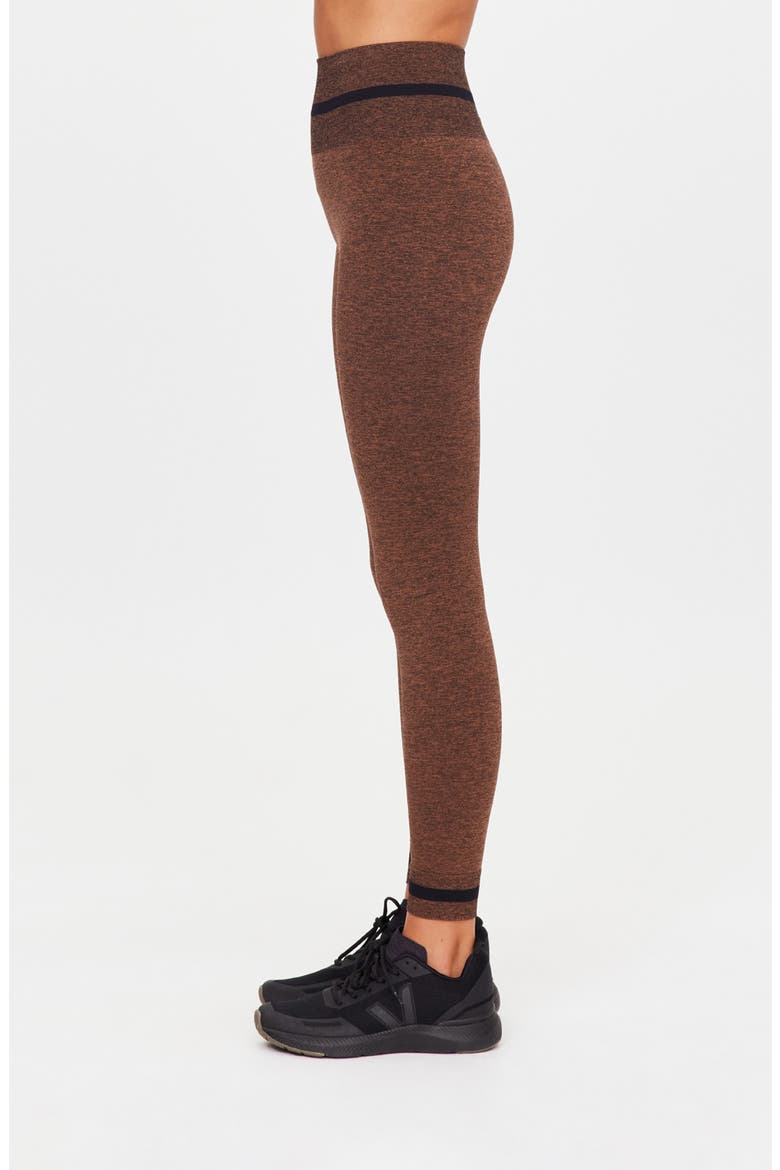 Marle Seamless Midi Leggings, Alternate, color, BROWN