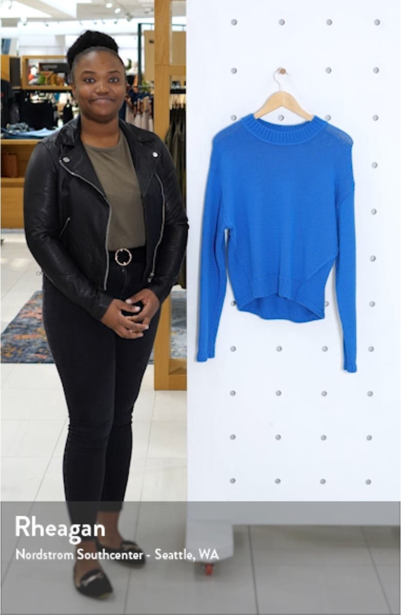 Oversize Cotton Blend Sweater, sales video thumbnail