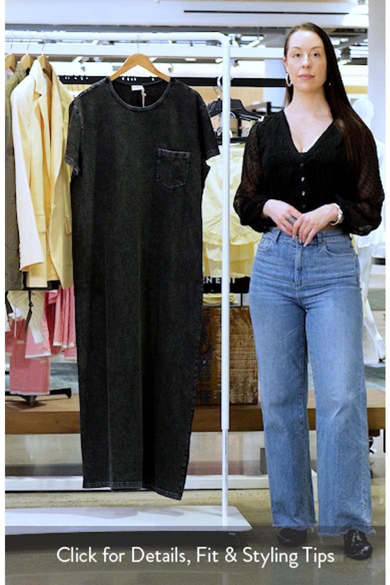 Organic Cotton Blend T-Shirt Maxi Dress video