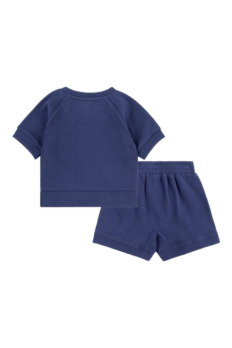 Ready Set Rib T-Shirt & Shorts Set, Alternate, color, MIDNIGHT NAVY