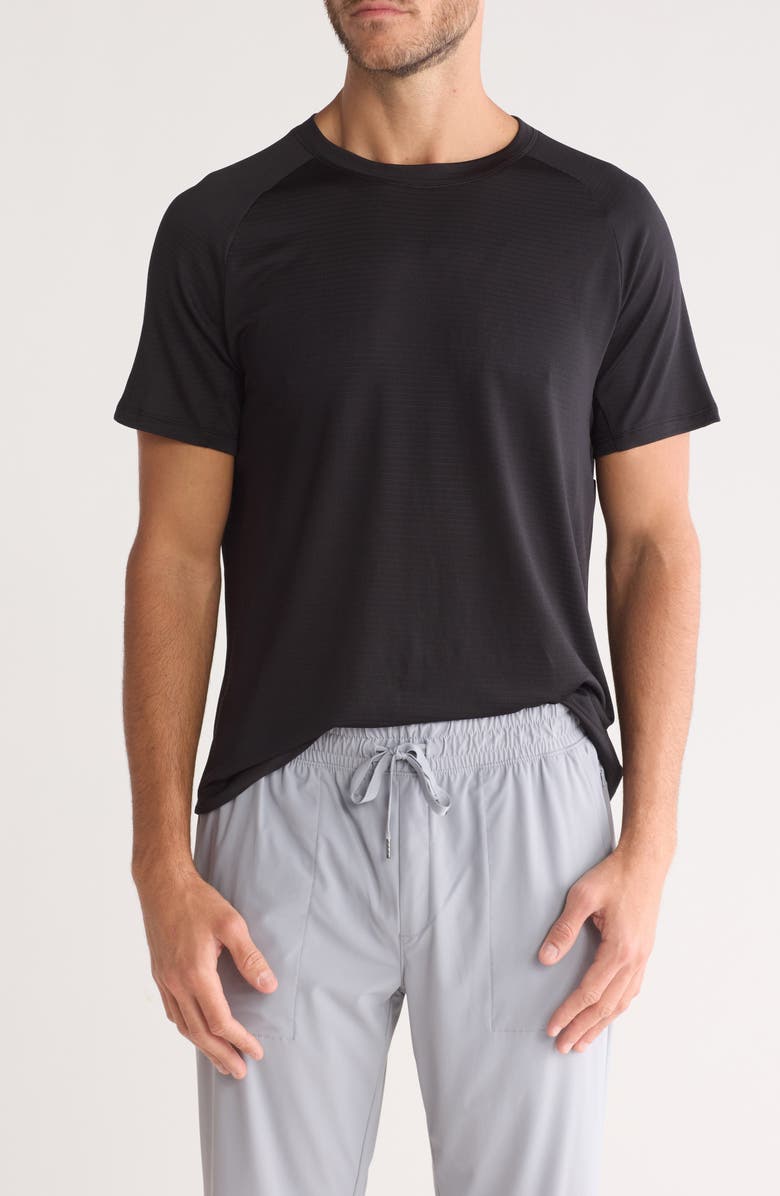 90 DEGREE BY REFLEX Air Sense Iconic Textured T-Shirt, Main, color, 