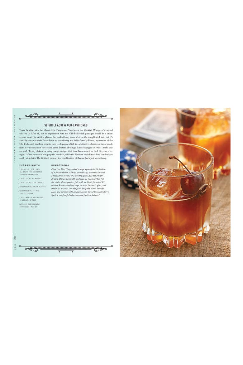 The Craft Cocktail Compendium Book, Alternate, color, BLACK