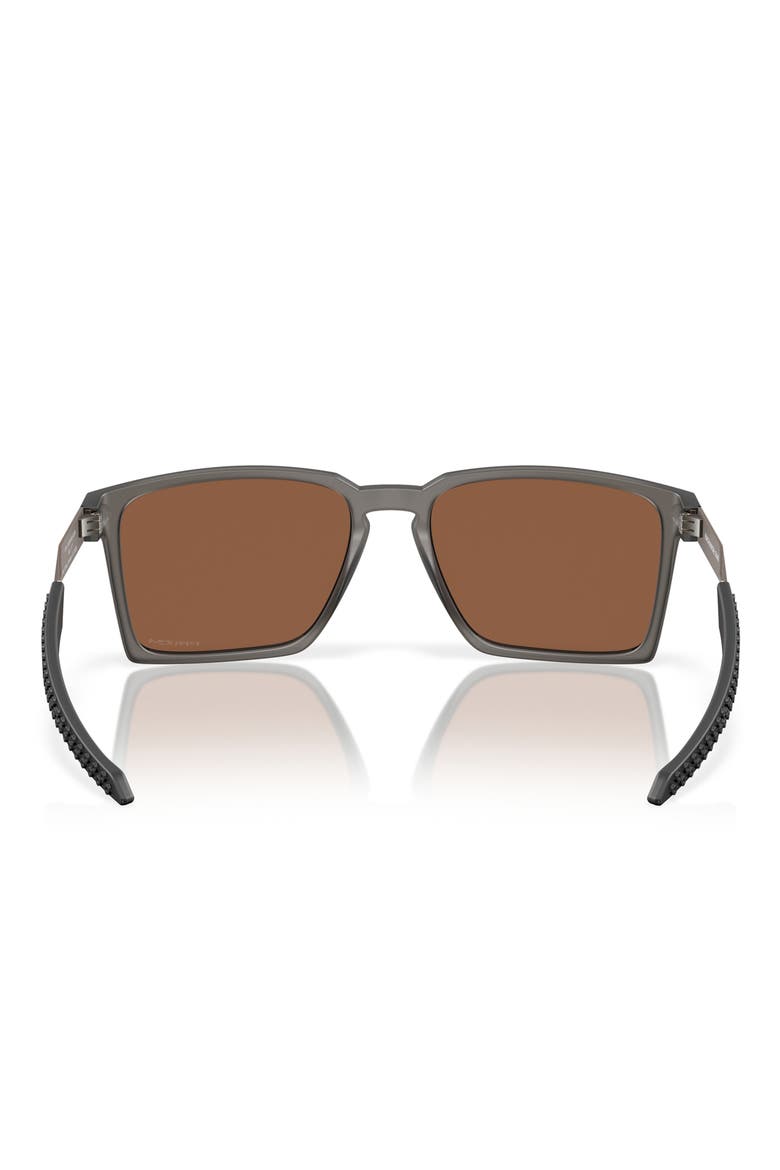 Exchange Sun 56mm Polarized Rectangular Sunglasses, Alternate, color, SMOKE