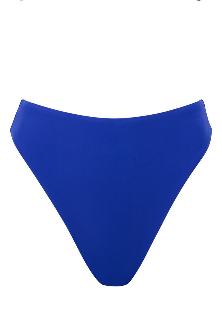Vitals Kimmy High Waist Bikini Bottom, Main, color, Sapphire