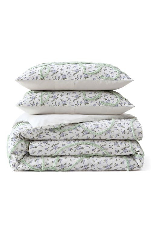 Peri Home Blueberry Chenille Comforter & Shams Set In Blue
