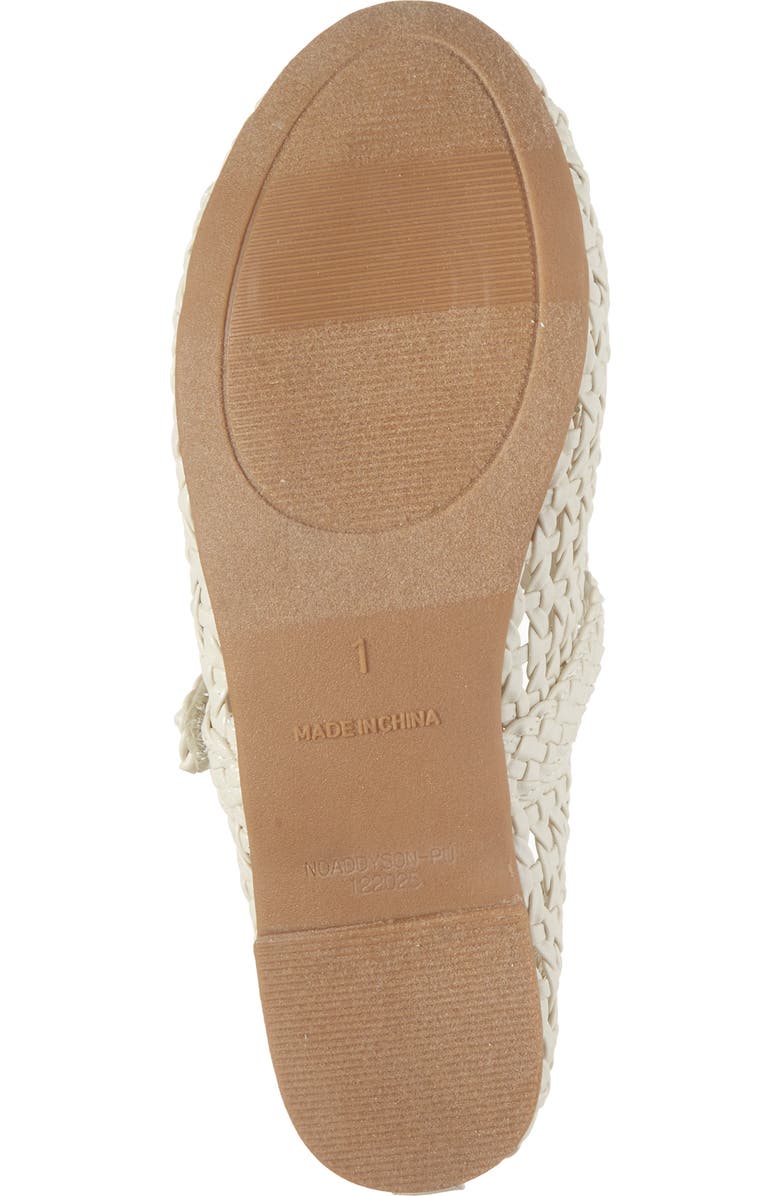 Nordstrom Kids' Addyson Woven Flat, Alternate, color, Ivory