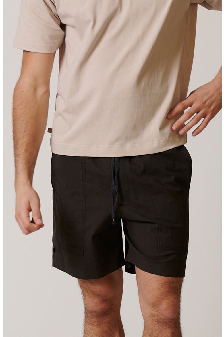 Cotton Ripstop Shorts, Alternate, color, Moonshine