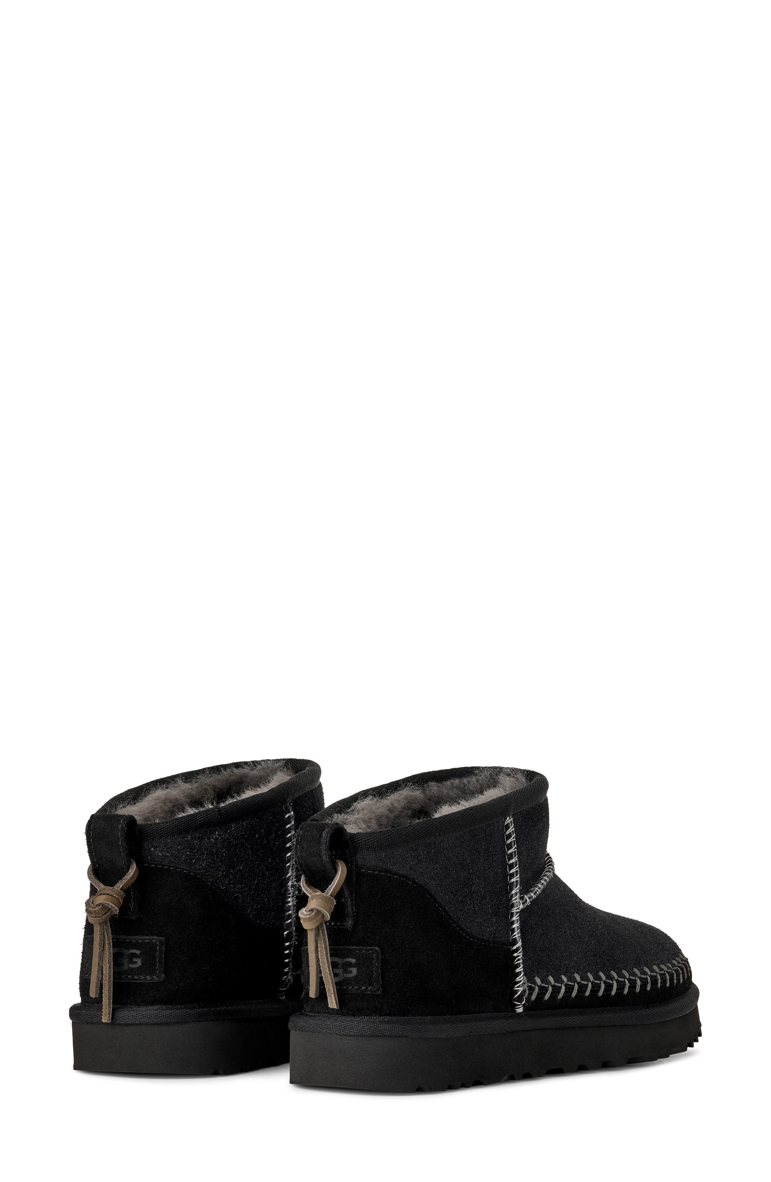 UGG® Classic Ultra Mini Biarritz Genuine Shearling Lined Bootie