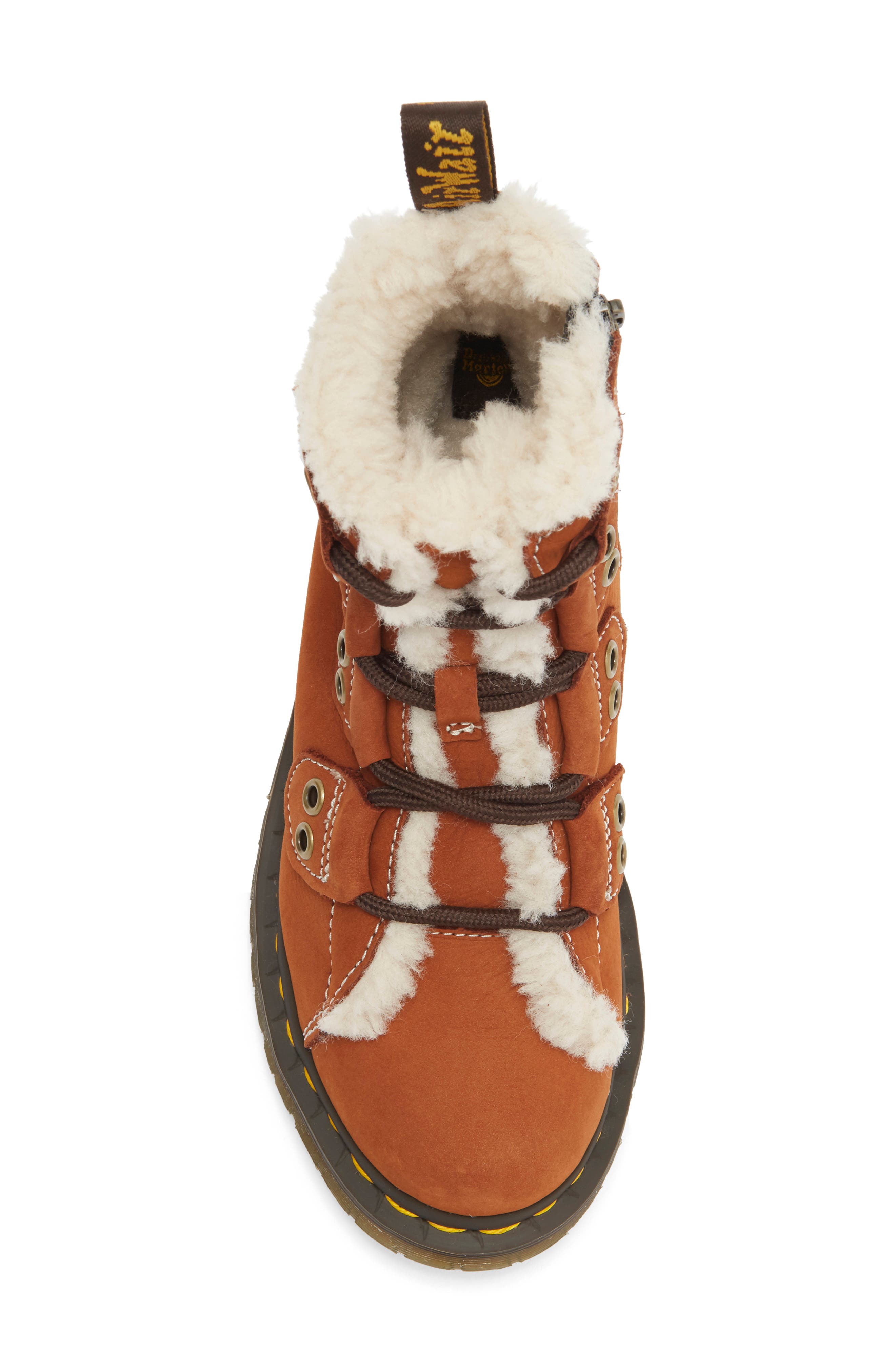 Faux Fur Bootie, Alternate, color, TAN