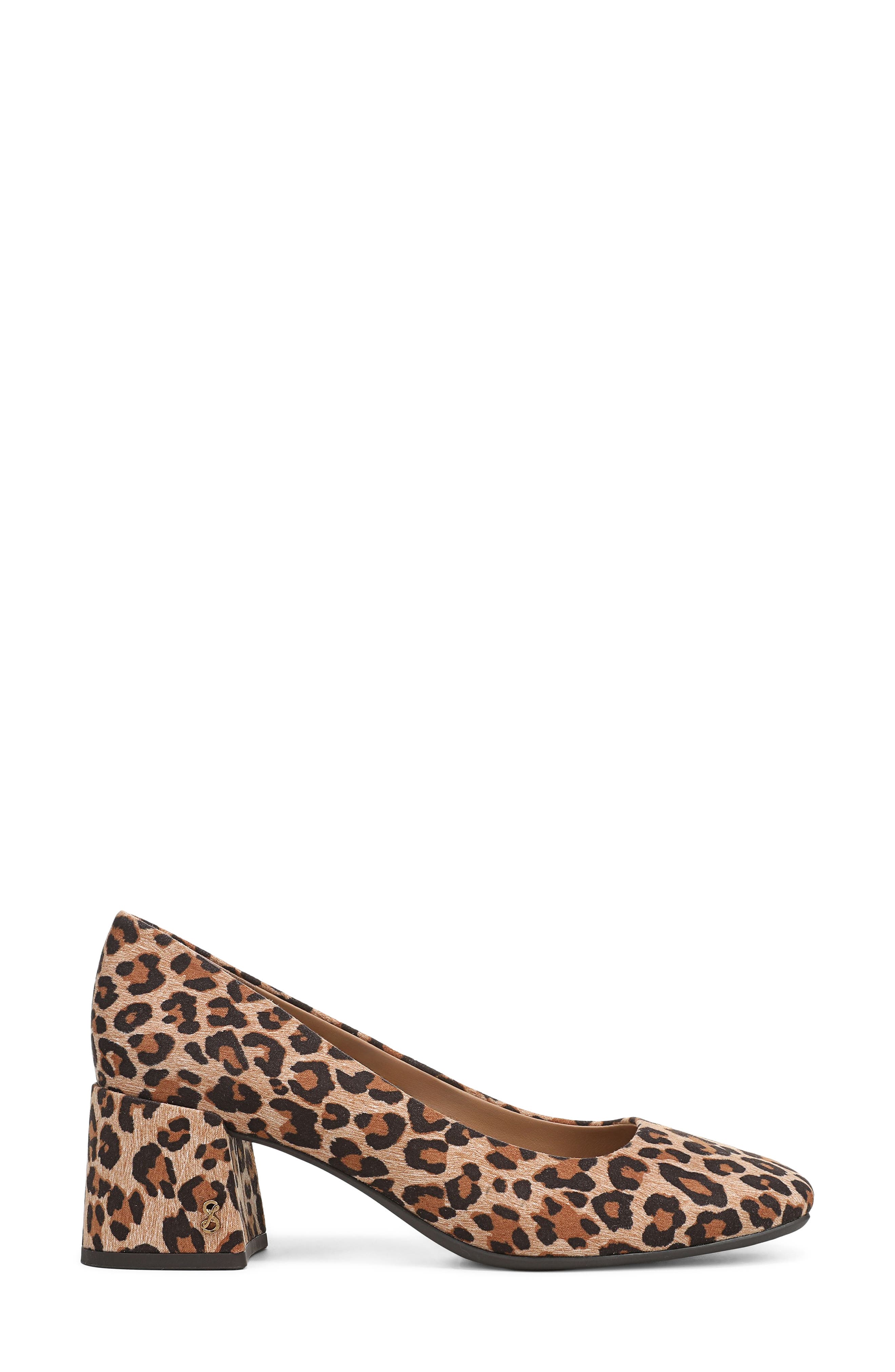 SAM & LIBBY Gianella Square Toe Pump, Alternate, color, Leopard Multi