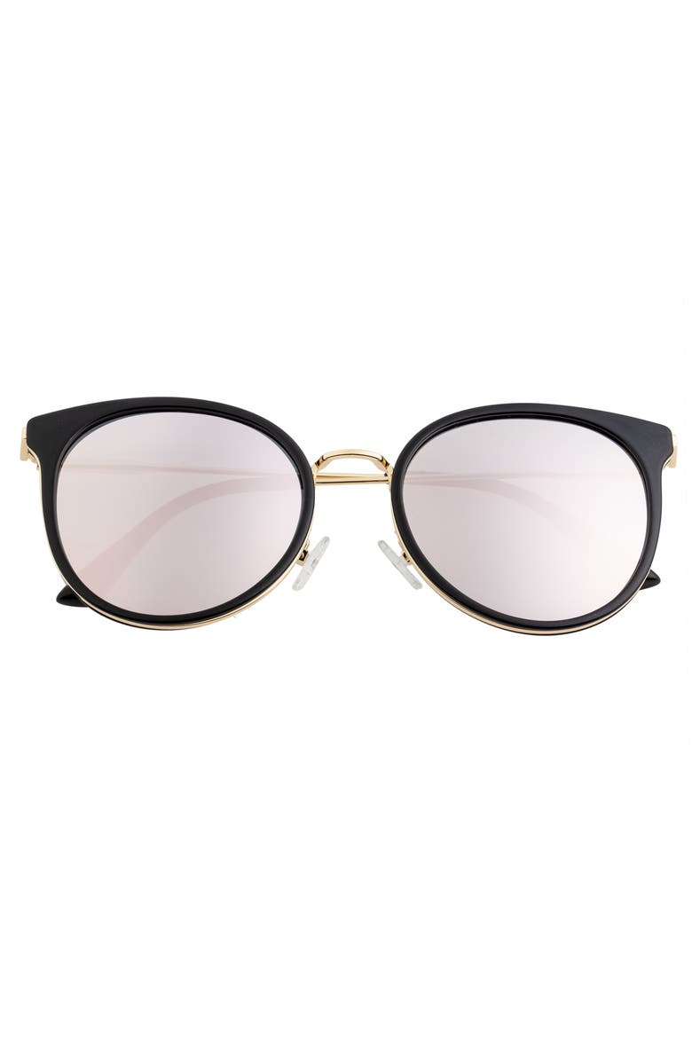BERTHA Brielle Polarized Sunglasses, Alternate, color, Black/Rose Gold