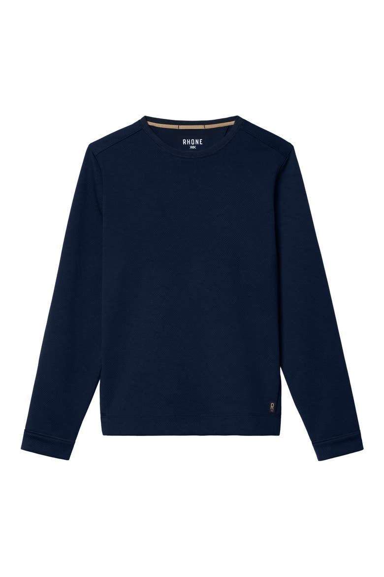 Quantum Crewneck Sweatshirt, Alternate, color, TRUE NAVY