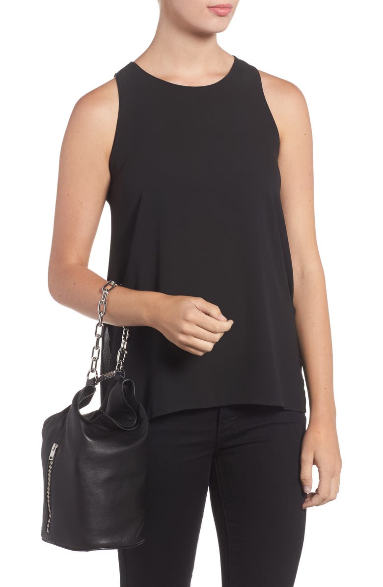 Alexander Wang Attica Leather Bucket Bag, Alternate, color,