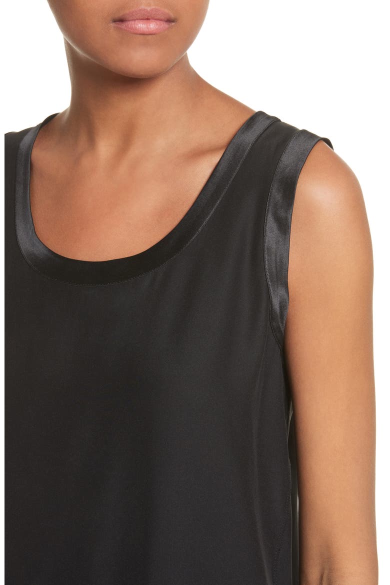 Perla Reversible Silk Blouse, Alternate, color, BLACK