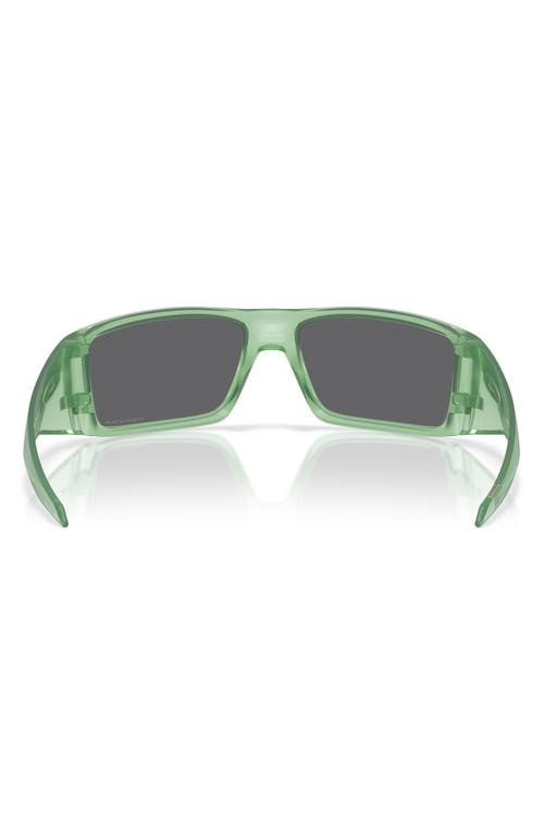 Oakley Heliostat 61mm Prizm™ Rectangular Sunglasses In Black Green
