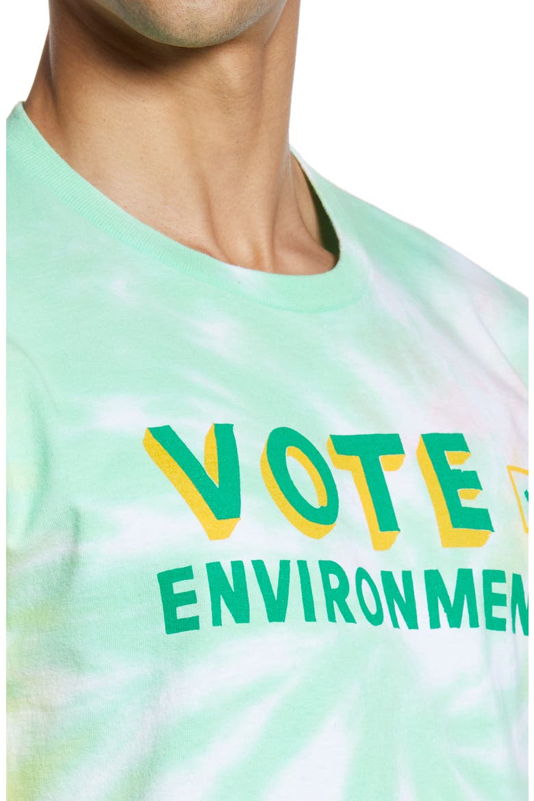 x Sierra Club Tie Dye Vote Graphic Tee, Alternate, color, TIE DYE