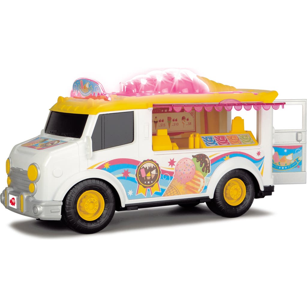Dickie Toys HK Ltd 12 Inch Ice Cream Van, White/Yellow in Multicolored  product