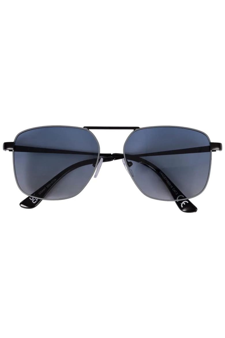 Gender Inclusive Grant Sunglasses, Alternate, color, Gunmetal Gray