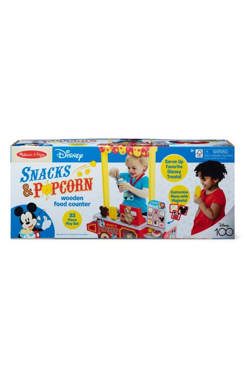 Disney Snacks & Popcorn Wooden Food Counter