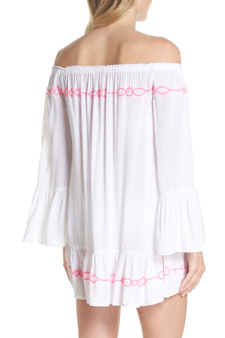 Nemi Cover-Up, Alternate, color, RESORT WHITE