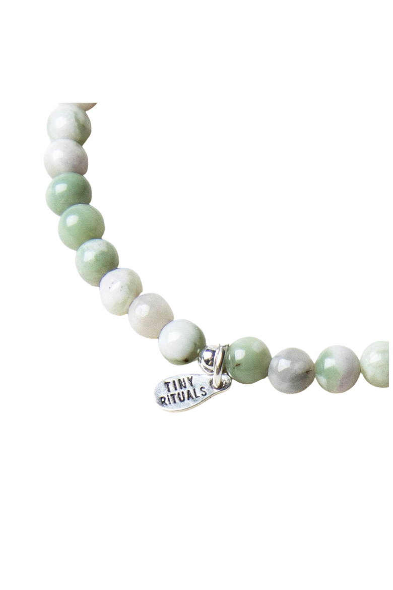 Peace Jade Energy Bracelet, Alternate, color, Light Green / Cream