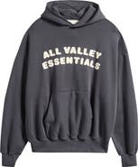 Fear of God Essentials '90s Fit Fleece Logo Hoodie