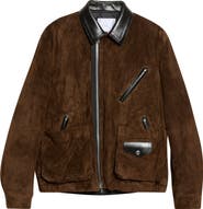 Sacai Suede Bomber Jacket