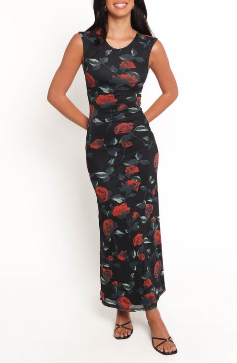 Drea Print Sleeveless Maxi Dress