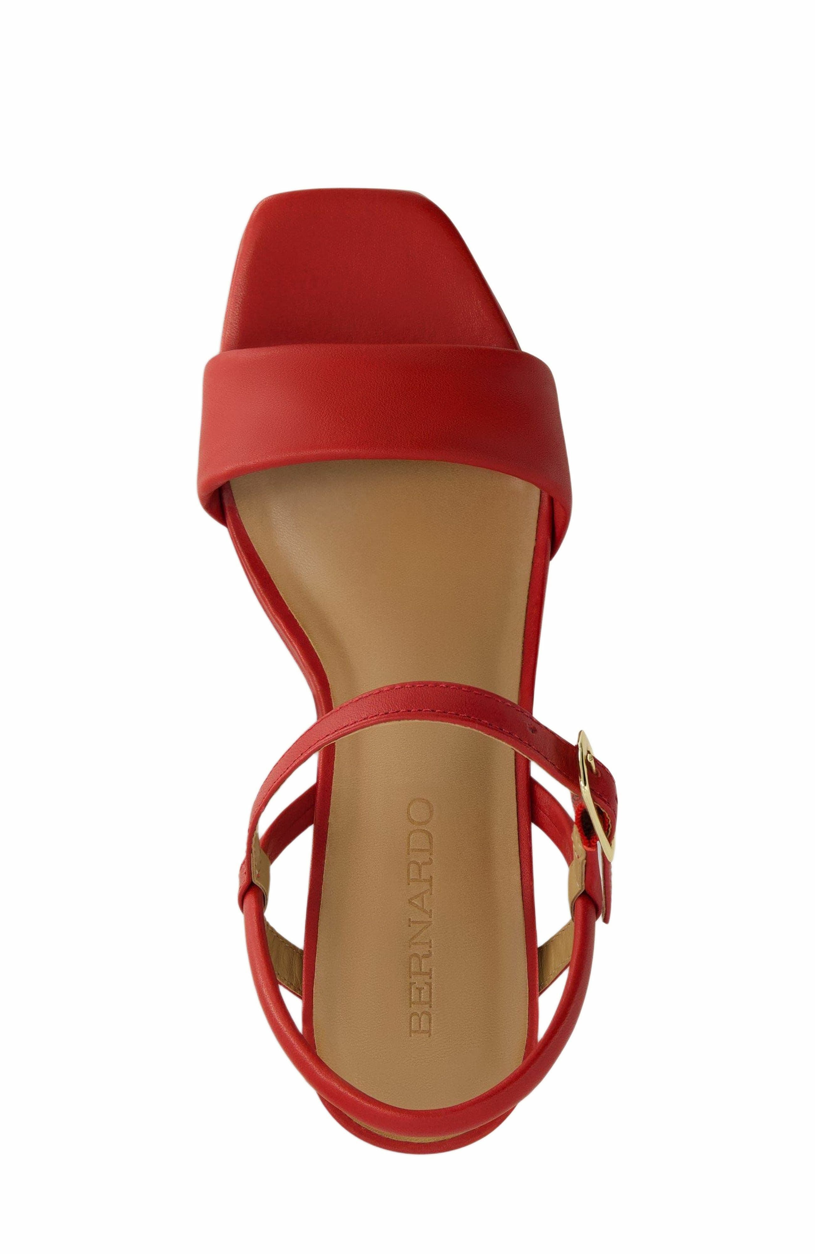 Canto Platform Sandal, Alternate, color, RED