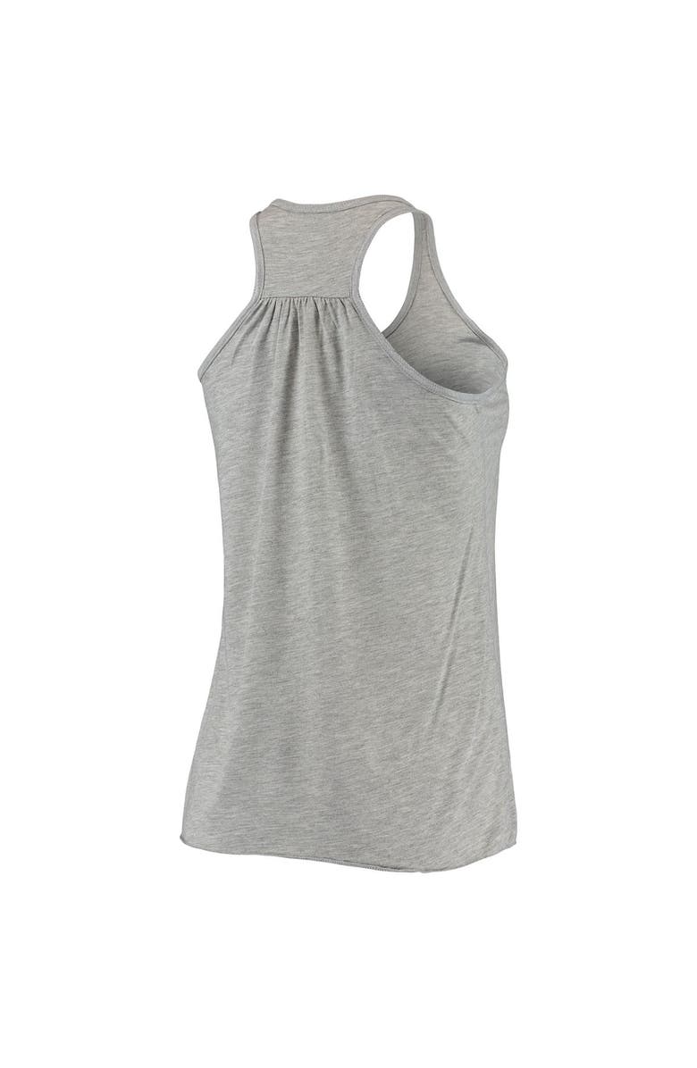 HOMEFIELD Women's Homefield Ash Minnesota Golden Gophers Vintage Racerback Tank Top, Alternate, color,