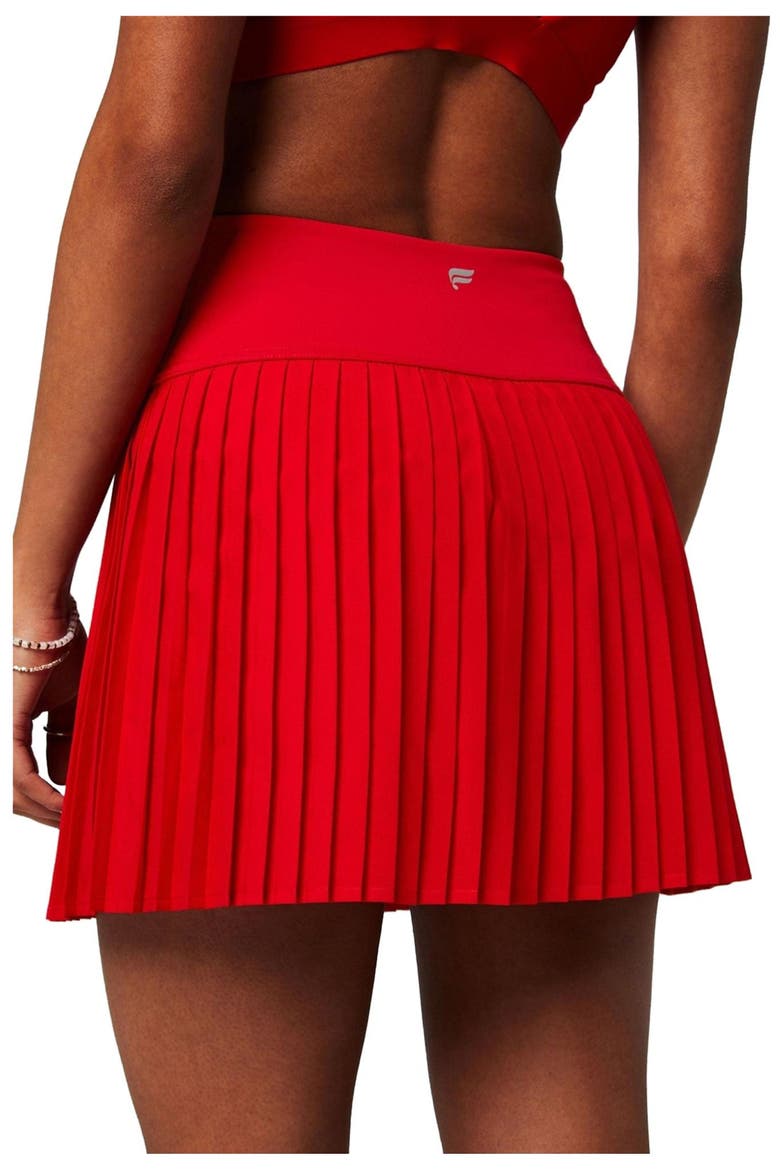 Women's Hot Shot Pleated Skirt, Alternate, color, Heated Red