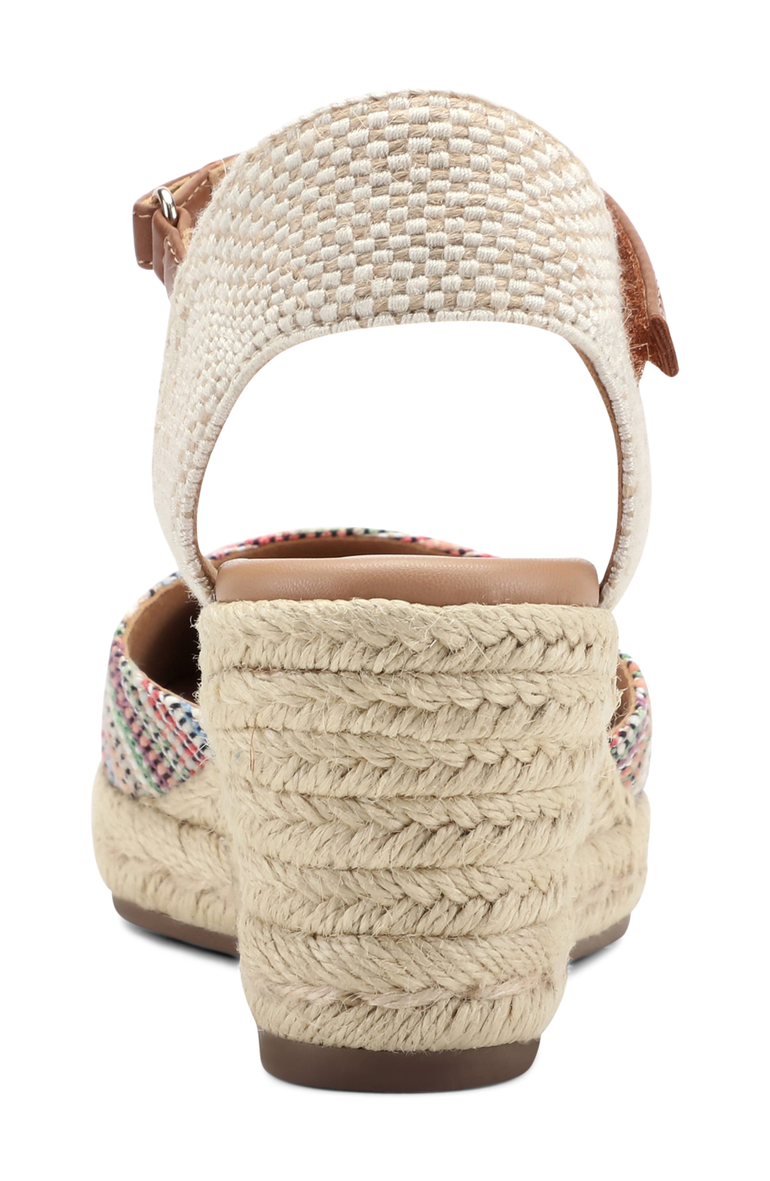 Easy Spirit Makaylie Espadrille Wedge Sandal, Alternate, color, Light Natural