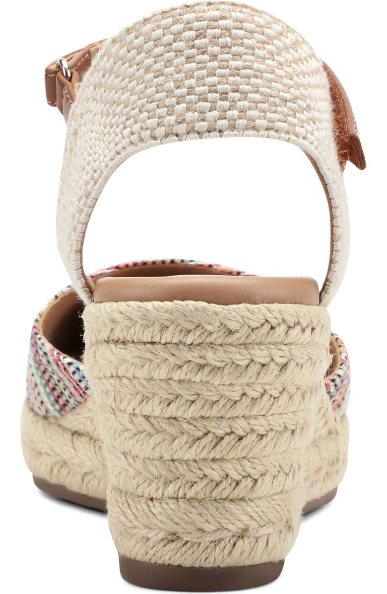 Easy Spirit Makaylie Espadrille Wedge Sandal, Alternate, color, Light Natural