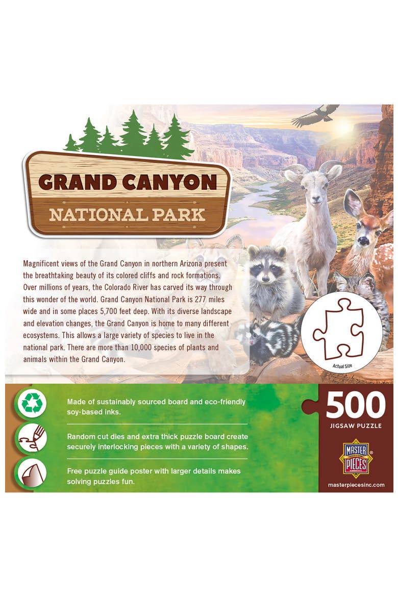 Grand Canyon 500 Piece Jigsaw Puzzle, Alternate, color, Multicolor