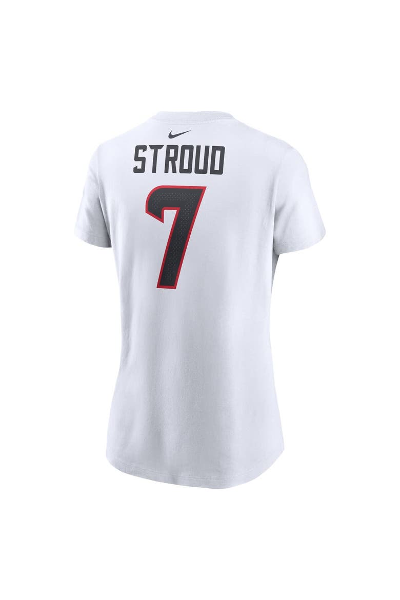 Women's Nike C.J. Stroud White Houston Texans Player Name & Number T-Shirt, Alternate, color, White