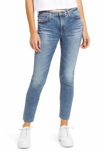 AG The Prima Raw Hem Ankle Skinny Jeans