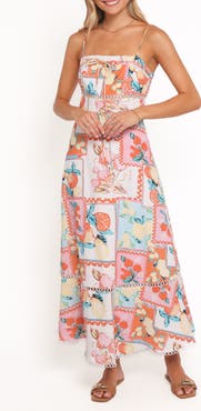 Petal & Pup Adalynn Fruit Print Maxi Dress