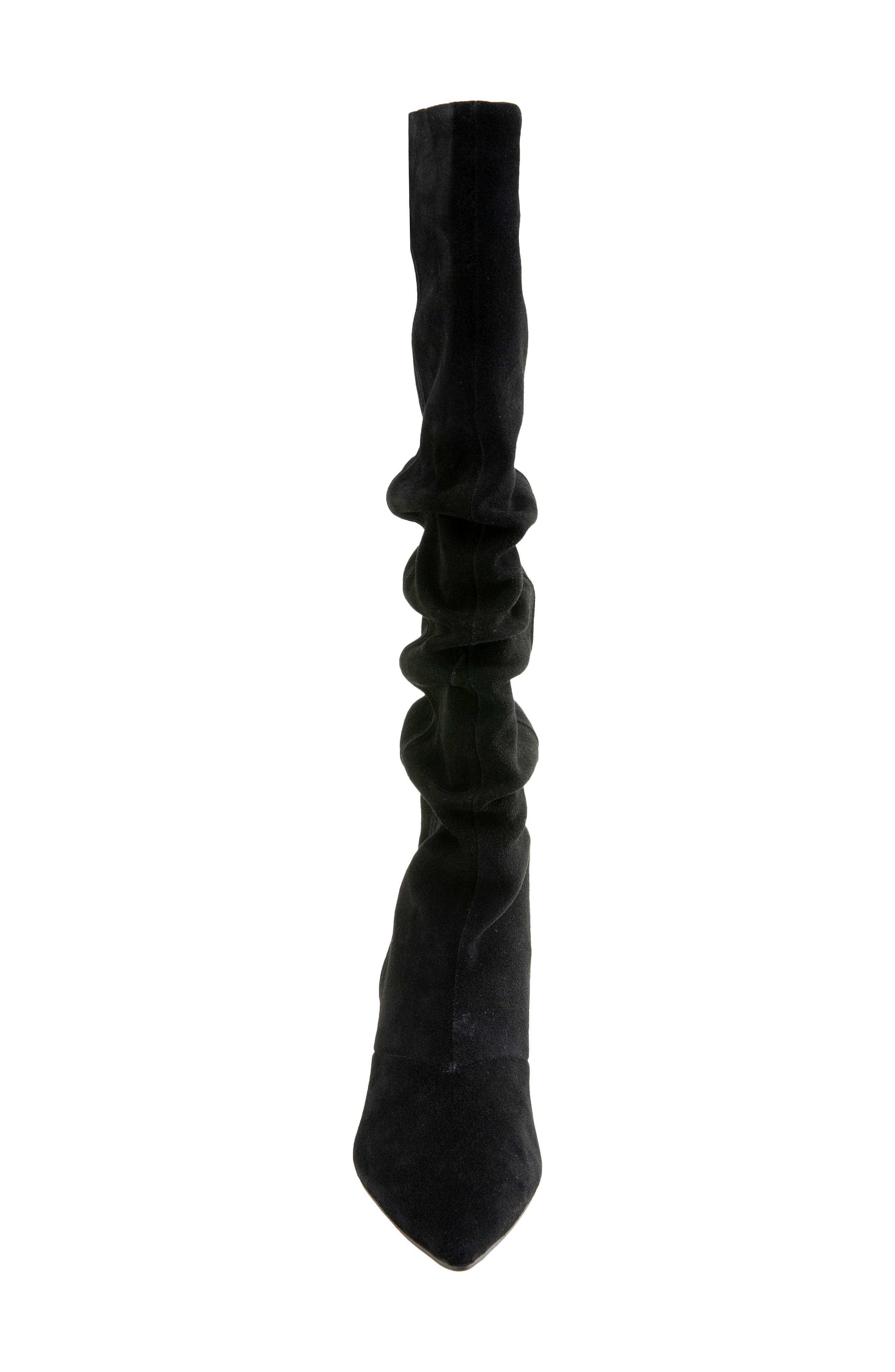 Daleza Over the Knee Boot, Alternate, color, BLACK SUEDE