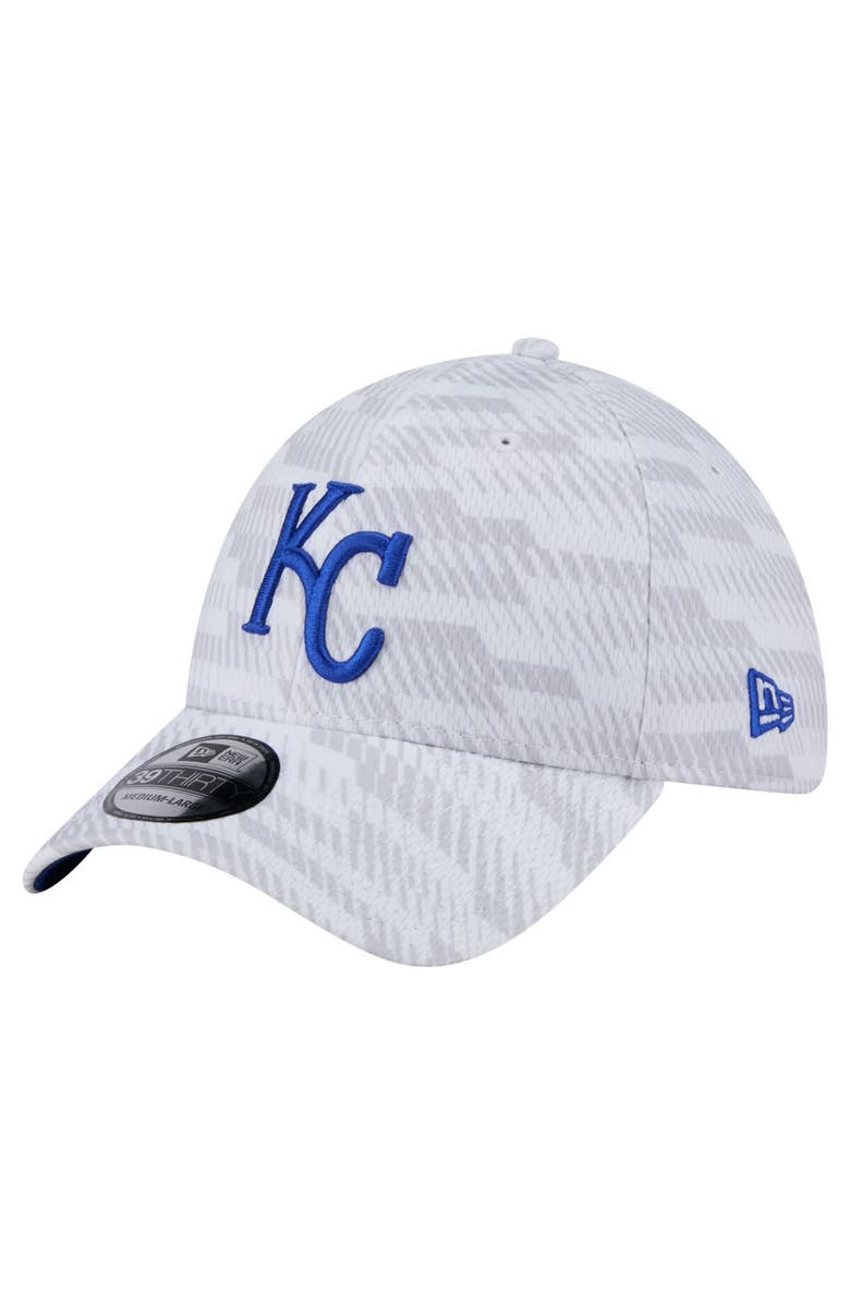 New Era Men's New Era  White Kansas City Royals Graded 39THIRTY Stretch Fit Hat, Main, color, 
