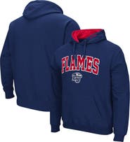 COLOSSEUM Men's Colosseum Navy Liberty Flames Arch and Logo Pullover Hoodie
