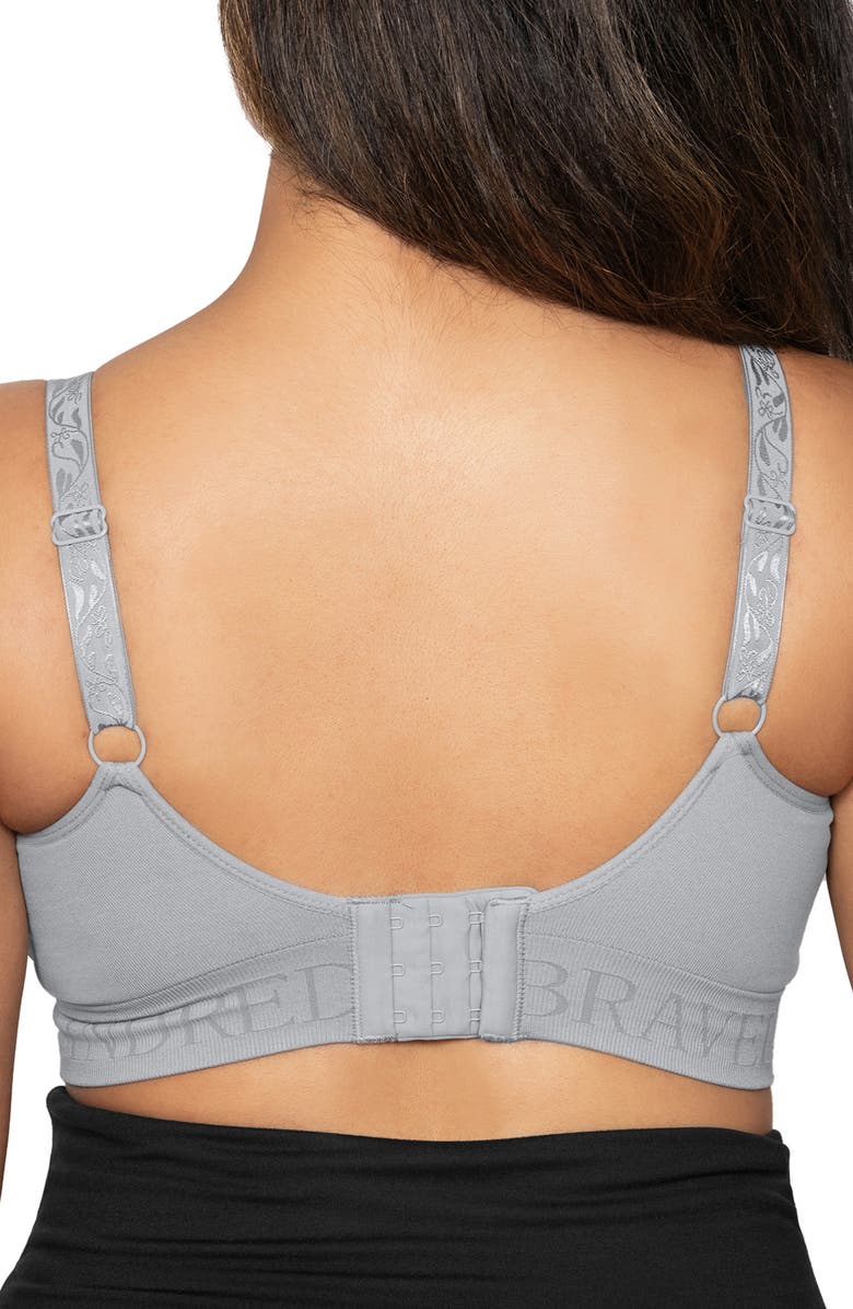 Kindred Bravely Simply Sublime Seamless Nursing Bra, Alternate, color, Grey