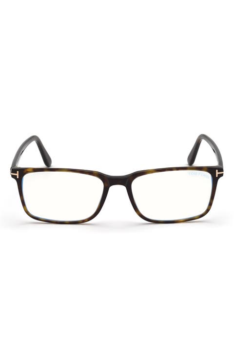 54mm Rectangular Blue Light Blocking Glasses